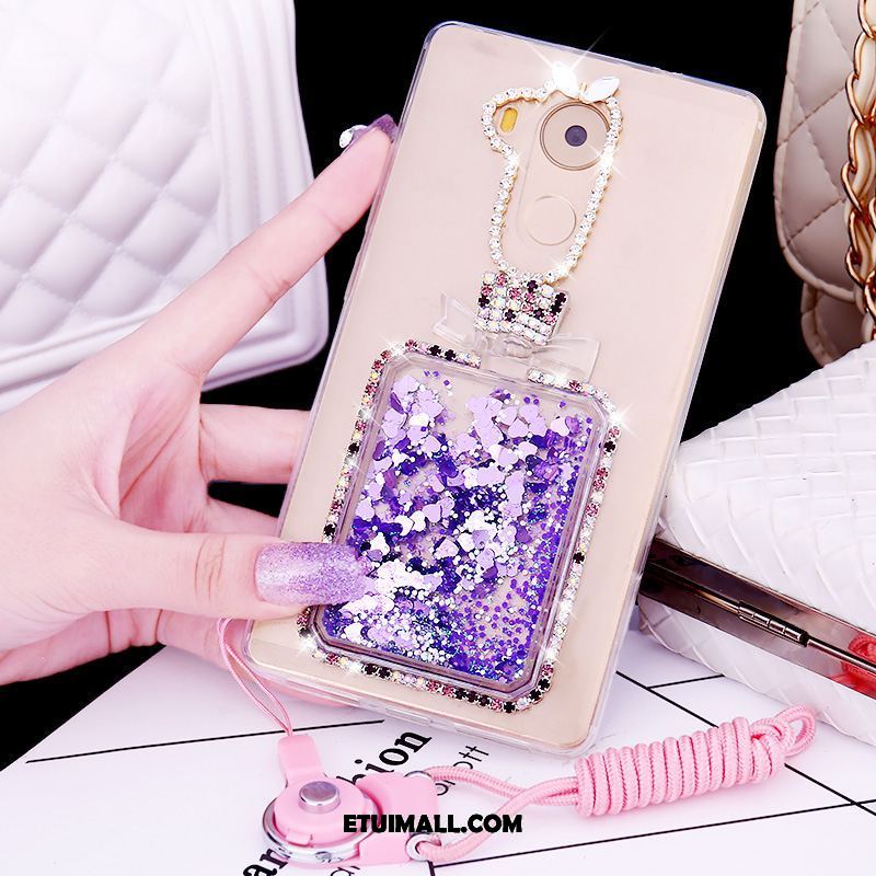 Etui Huawei Mate 8 Rhinestone Quicksand Przezroczysty Telefon Komórkowy Wiszące Ozdoby Pokrowce Sprzedam