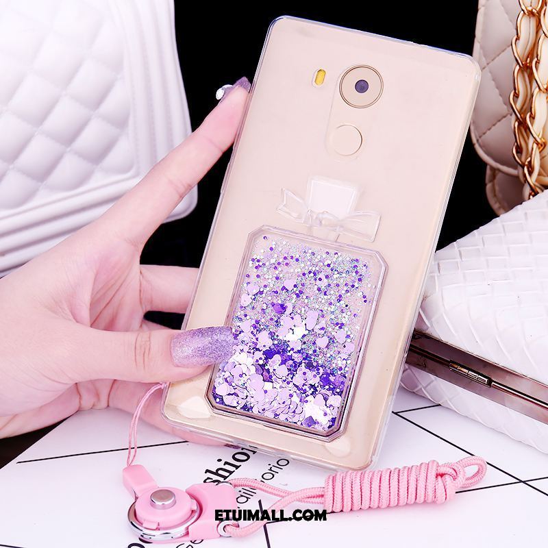 Etui Huawei Mate 8 Rhinestone Quicksand Przezroczysty Telefon Komórkowy Wiszące Ozdoby Pokrowce Sprzedam