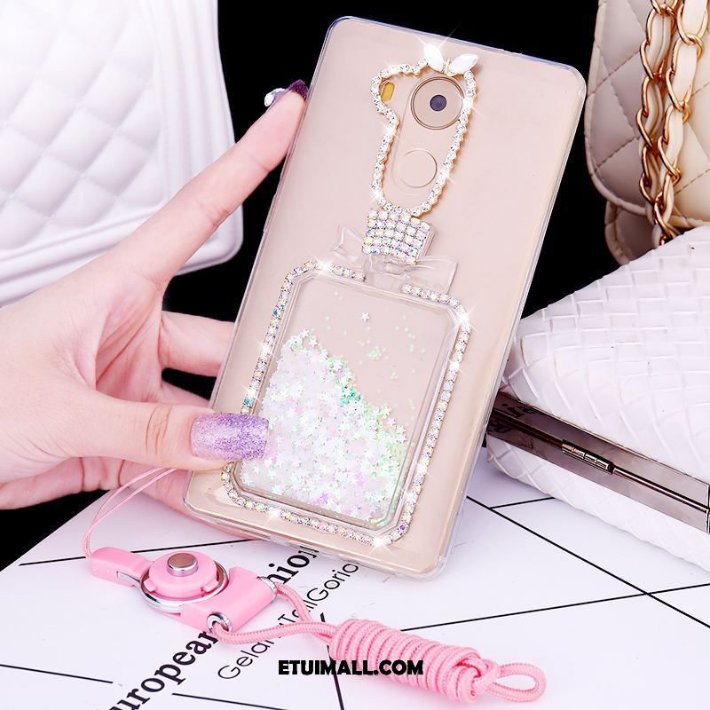 Etui Huawei Mate 8 Rhinestone Quicksand Przezroczysty Telefon Komórkowy Wiszące Ozdoby Pokrowce Sprzedam