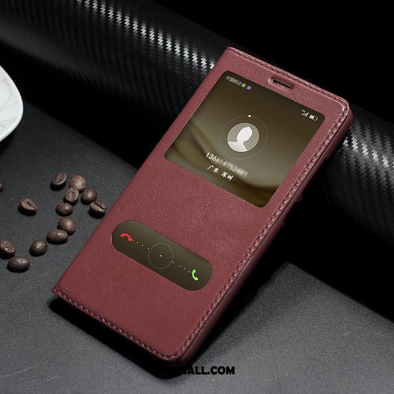 Etui Huawei Mate 9 Anti-fall Czarny Telefon Komórkowy Ochraniacz Skórzany Futerał Futerał Na Sprzedaż