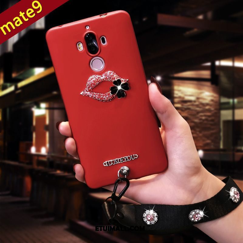 Etui Huawei Mate 9 Czerwony Miękki Silikonowe All Inclusive Telefon Komórkowy Pokrowce Na Sprzedaż