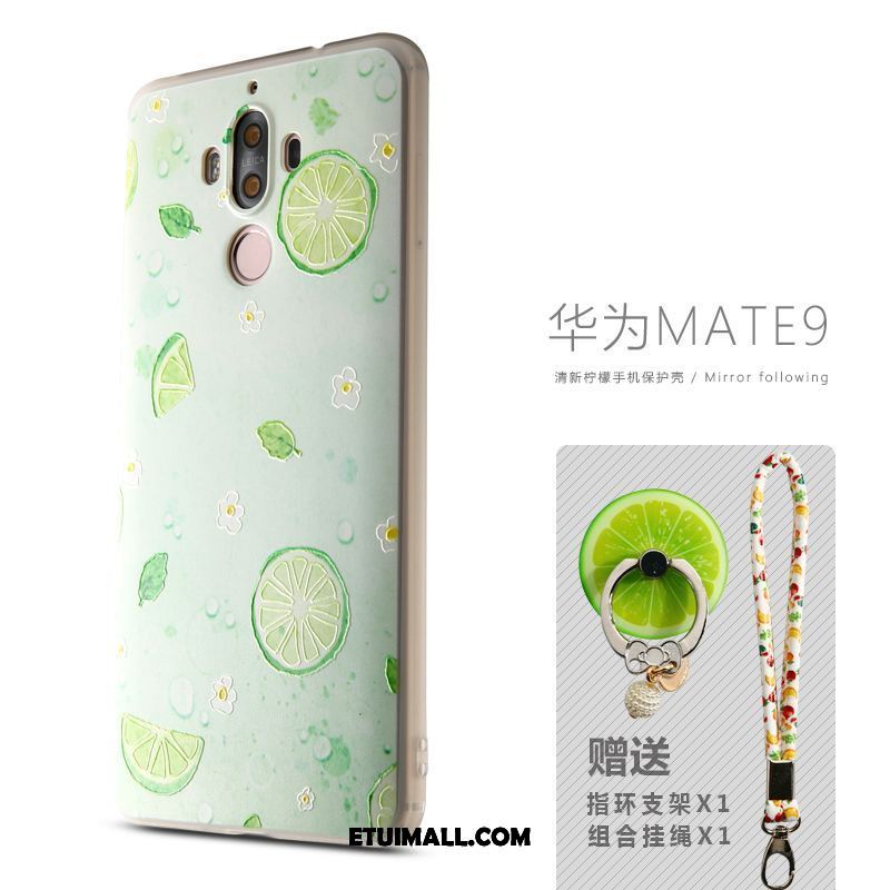 Etui Huawei Mate 9 Kreatywne Anti-fall Telefon Komórkowy Ochraniacz Zielony Futerał Tanie