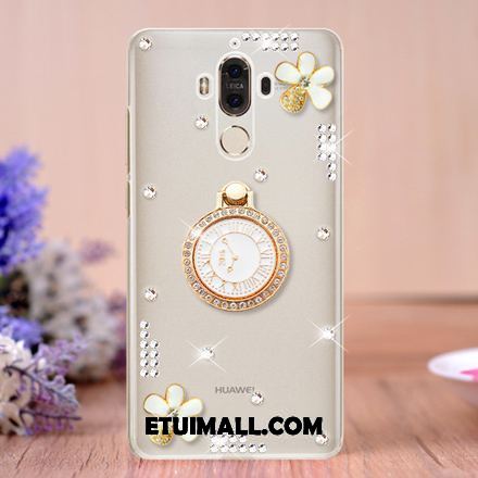 Etui Huawei Mate 9 Kreatywne Rhinestone Telefon Komórkowy Wspornik Ring Futerał Tanie