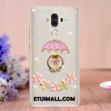 Etui Huawei Mate 9 Kreatywne Rhinestone Telefon Komórkowy Wspornik Ring Futerał Tanie