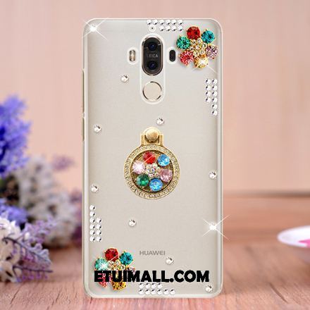 Etui Huawei Mate 9 Kreatywne Rhinestone Telefon Komórkowy Wspornik Ring Futerał Tanie