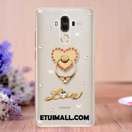 Etui Huawei Mate 9 Kreatywne Rhinestone Telefon Komórkowy Wspornik Ring Futerał Tanie