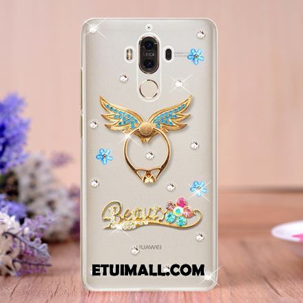 Etui Huawei Mate 9 Kreatywne Rhinestone Telefon Komórkowy Wspornik Ring Futerał Tanie