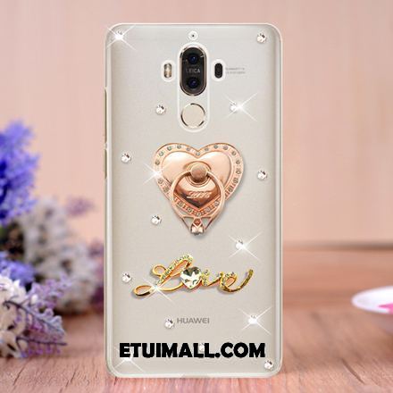 Etui Huawei Mate 9 Kreatywne Rhinestone Telefon Komórkowy Wspornik Ring Futerał Tanie