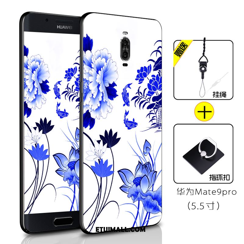 Etui Huawei Mate 9 Pro Anti-fall Kreskówka Miękki Czarny Wzór Futerał Na Sprzedaż