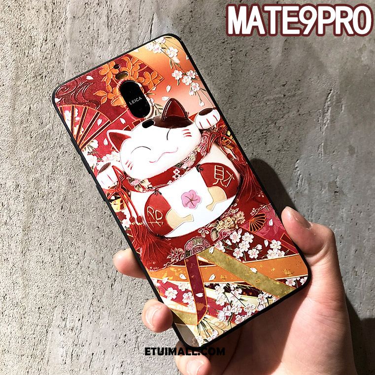 Etui Huawei Mate 9 Pro Różowe Ochraniacz All Inclusive Anti-fall Kotek Futerał Dyskont