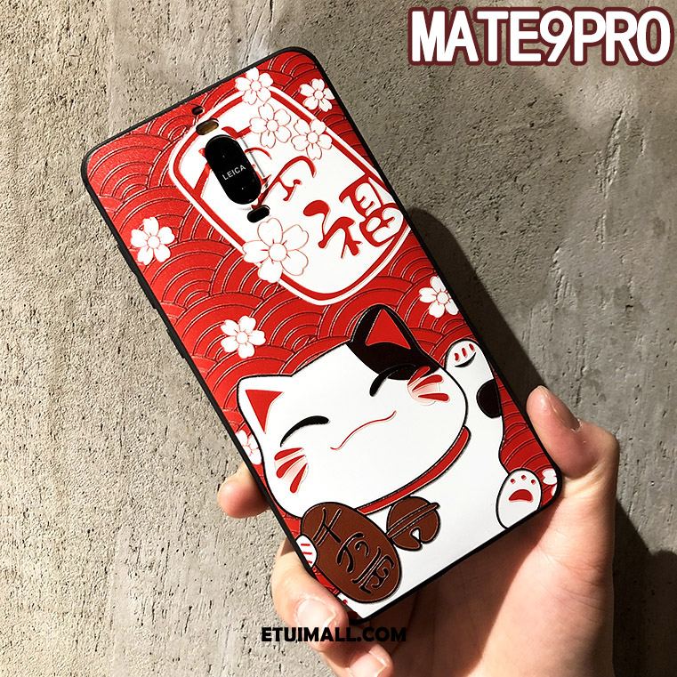 Etui Huawei Mate 9 Pro Różowe Ochraniacz All Inclusive Anti-fall Kotek Futerał Dyskont