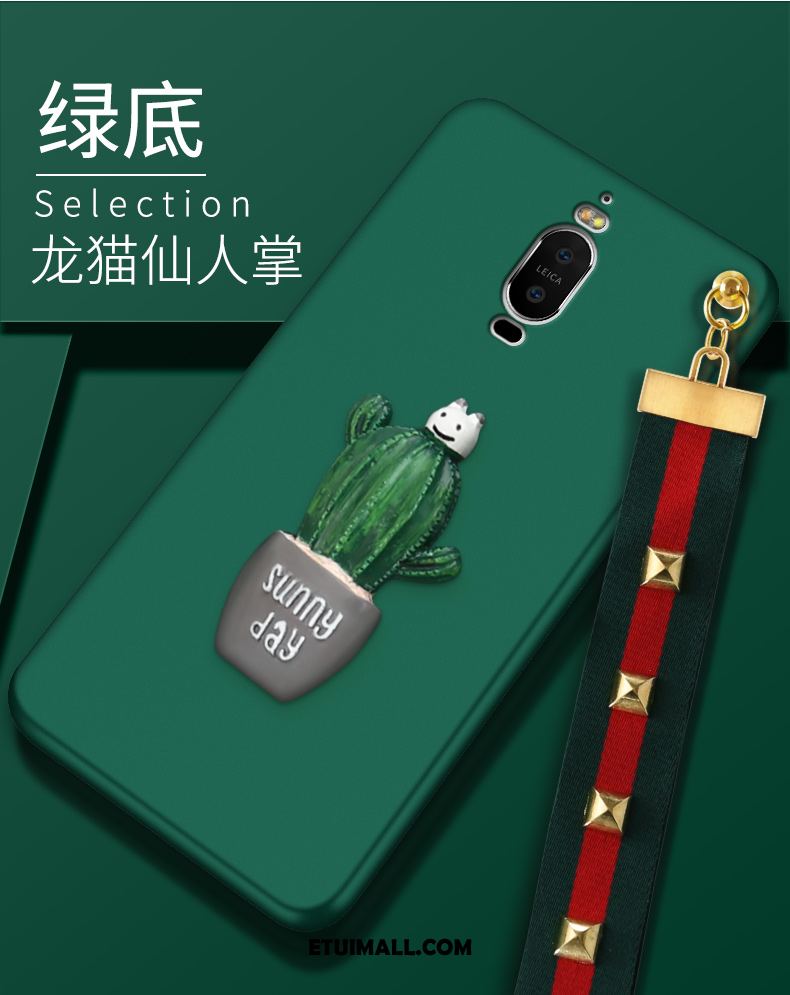 Etui Huawei Mate 9 Pro Wiszące Ozdoby Telefon Komórkowy Filmy Zielony Szkło Hartowane Pokrowce Na Sprzedaż