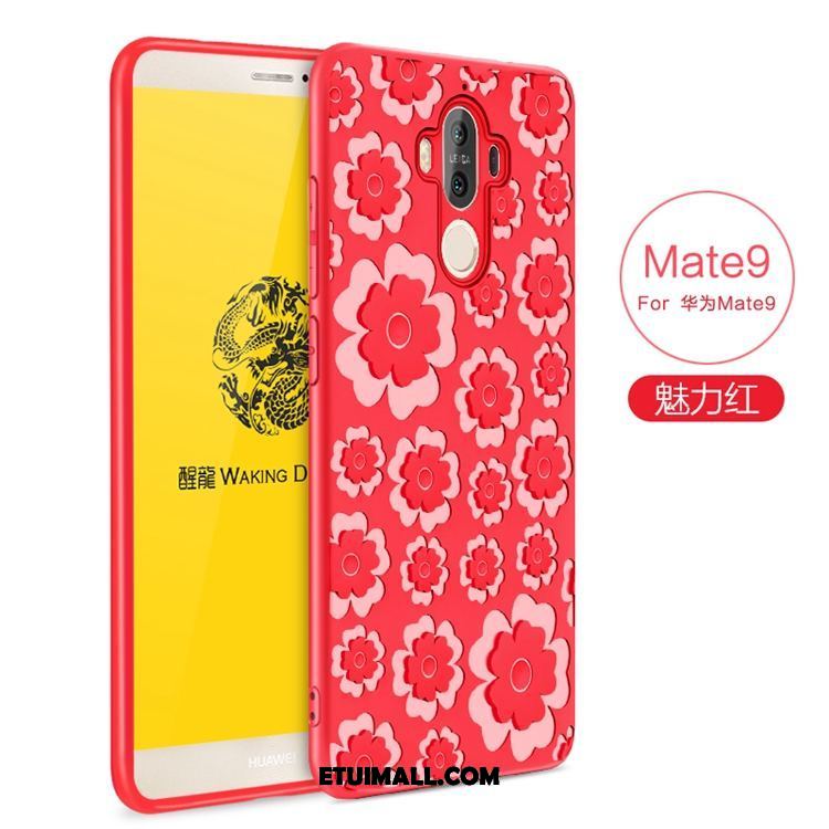 Etui Huawei Mate 9 Telefon Komórkowy All Inclusive Miękki Czerwony Anti-fall Pokrowce Sklep