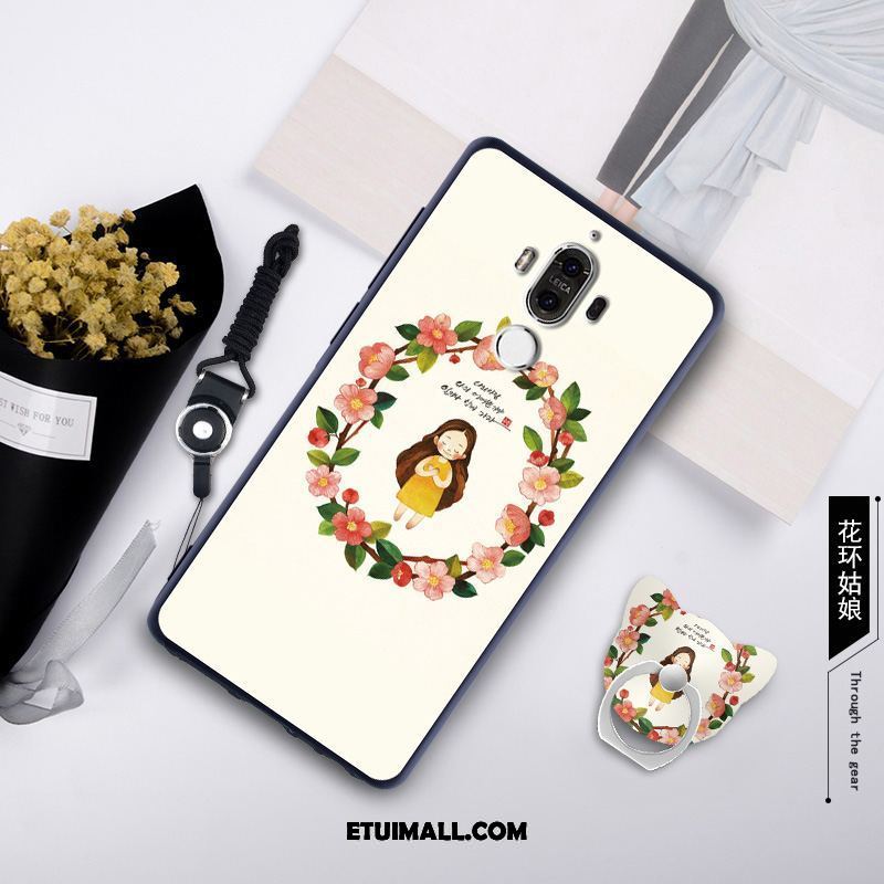 Etui Huawei Mate 9 Telefon Komórkowy Filmy Szkło Hartowane Wiszące Ozdoby Ring Futerał Online