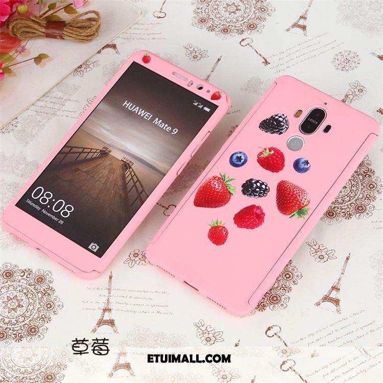 Etui Huawei Mate 9 Tendencja Różowe Telefon Komórkowy Anti-fall All Inclusive Obudowa Online