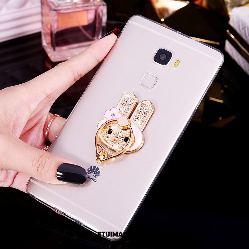 Etui Huawei Mate S Przezroczysty Silikonowe Telefon Komórkowy Miękki Rhinestone Obudowa Tanie