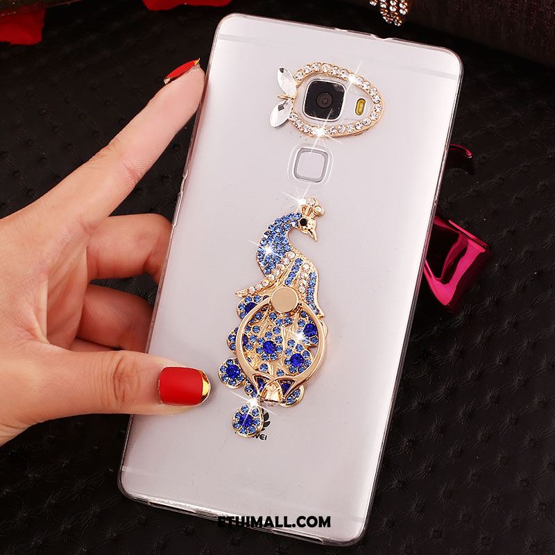 Etui Huawei Mate S Przezroczysty Telefon Komórkowy Ring Rhinestone Pokrowce Kup