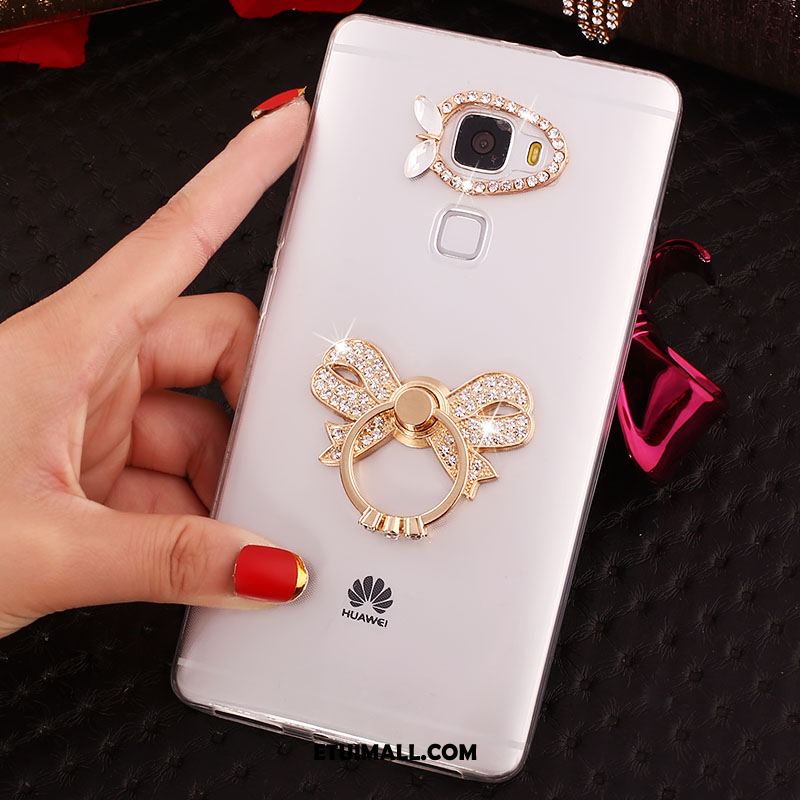 Etui Huawei Mate S Przezroczysty Telefon Komórkowy Ring Rhinestone Pokrowce Kup