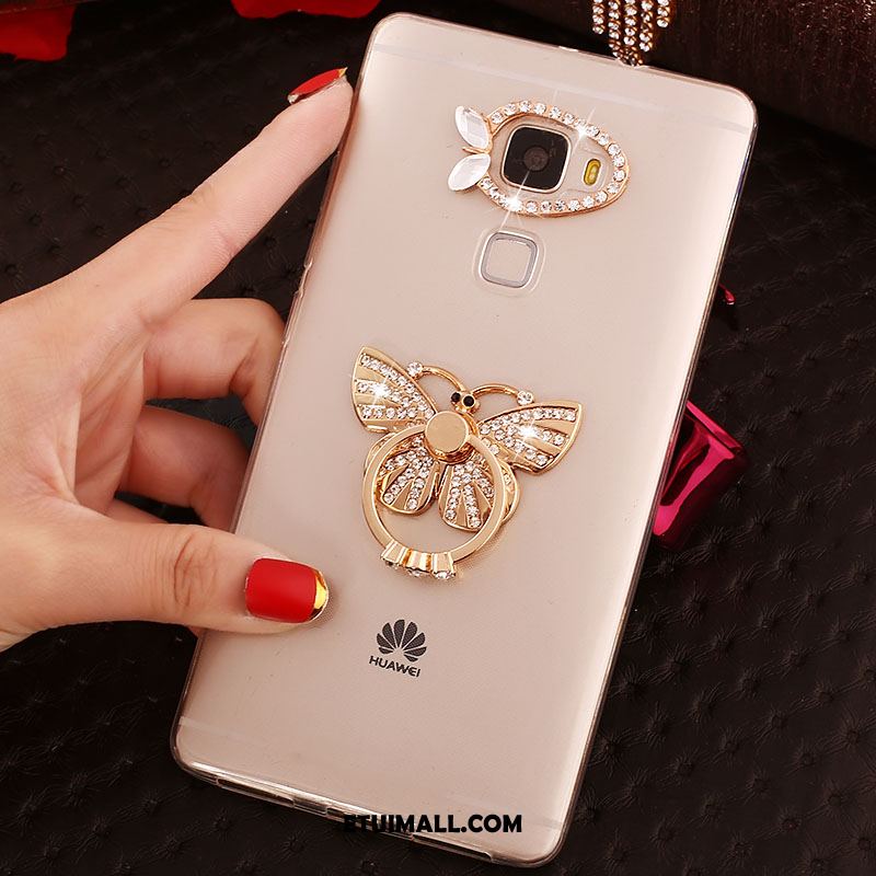 Etui Huawei Mate S Przezroczysty Telefon Komórkowy Ring Rhinestone Pokrowce Kup