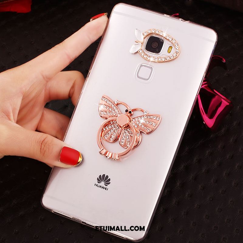 Etui Huawei Mate S Przezroczysty Telefon Komórkowy Ring Rhinestone Pokrowce Kup