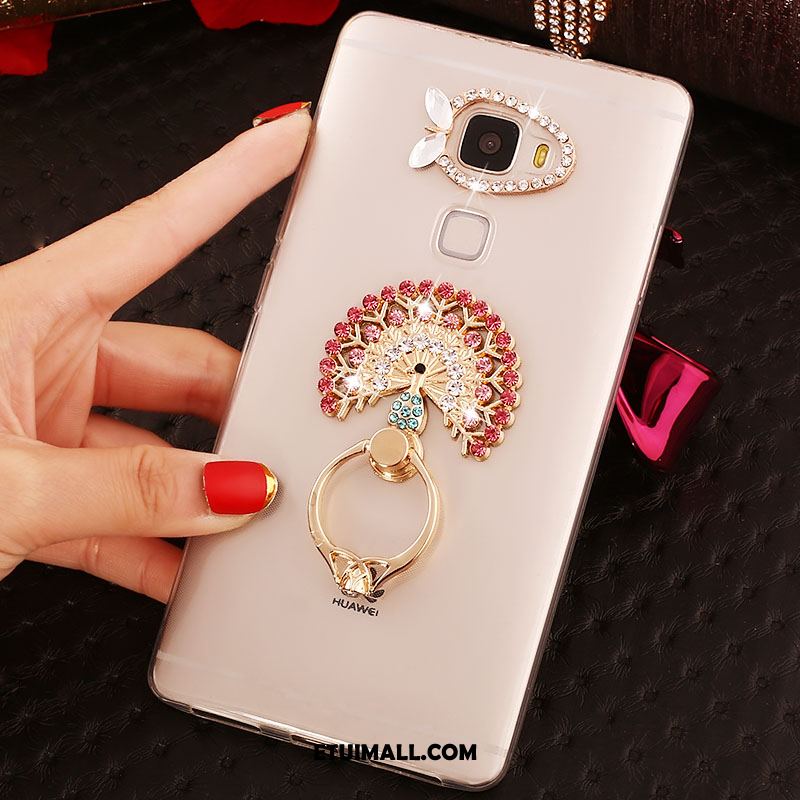 Etui Huawei Mate S Przezroczysty Telefon Komórkowy Ring Rhinestone Pokrowce Kup