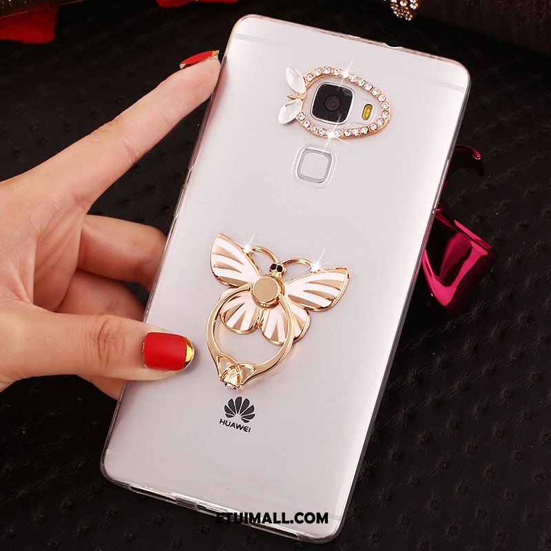 Etui Huawei Mate S Przezroczysty Telefon Komórkowy Ring Rhinestone Pokrowce Kup