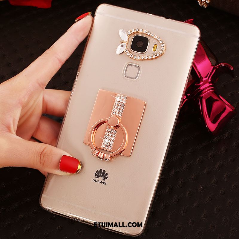 Etui Huawei Mate S Przezroczysty Telefon Komórkowy Ring Rhinestone Pokrowce Kup