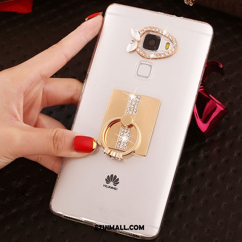 Etui Huawei Mate S Przezroczysty Telefon Komórkowy Ring Rhinestone Pokrowce Kup