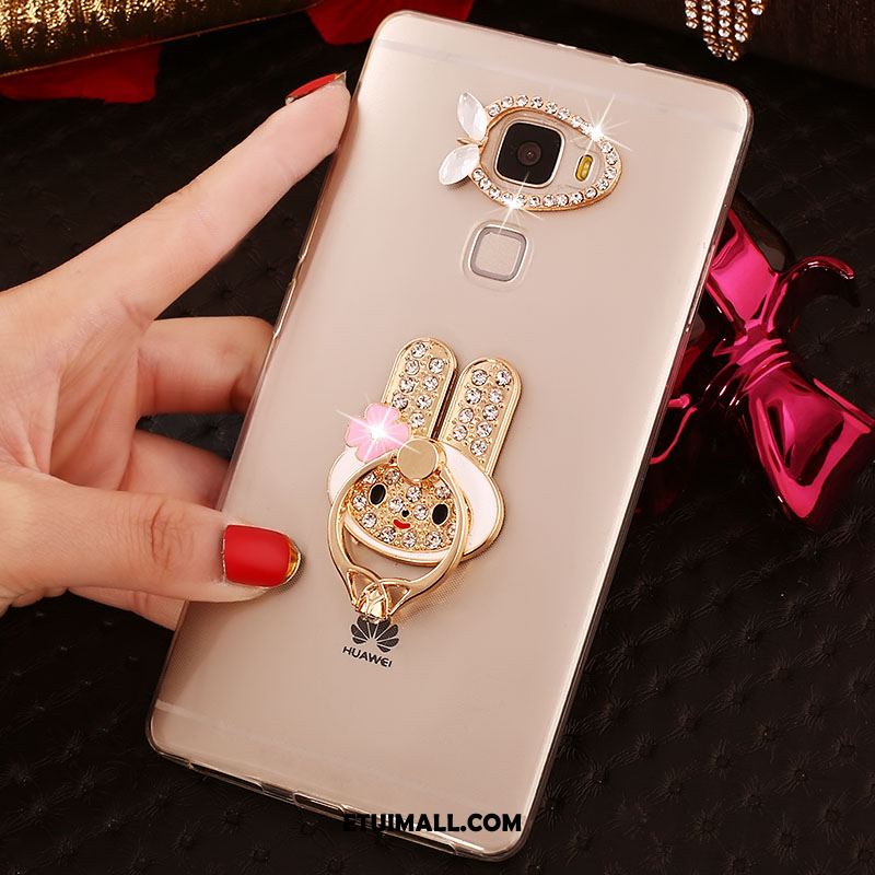 Etui Huawei Mate S Przezroczysty Telefon Komórkowy Ring Rhinestone Pokrowce Kup