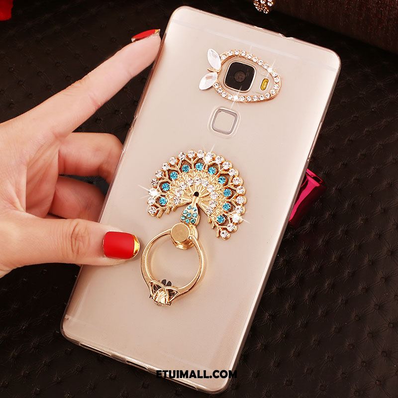 Etui Huawei Mate S Przezroczysty Telefon Komórkowy Ring Rhinestone Pokrowce Kup