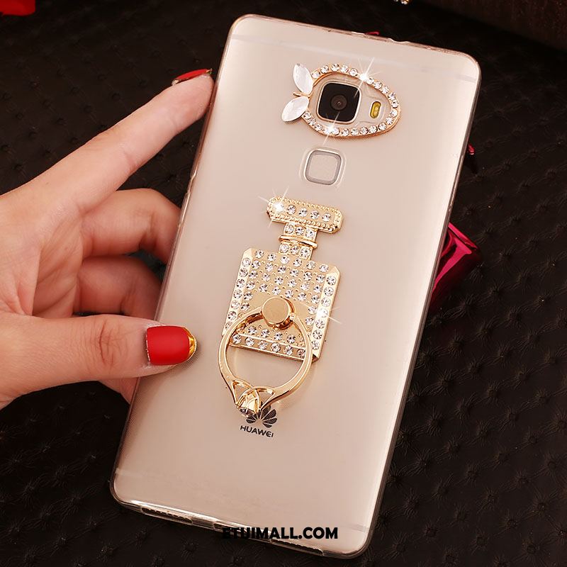 Etui Huawei Mate S Przezroczysty Telefon Komórkowy Ring Rhinestone Pokrowce Kup