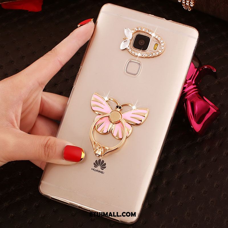 Etui Huawei Mate S Przezroczysty Telefon Komórkowy Ring Rhinestone Pokrowce Kup