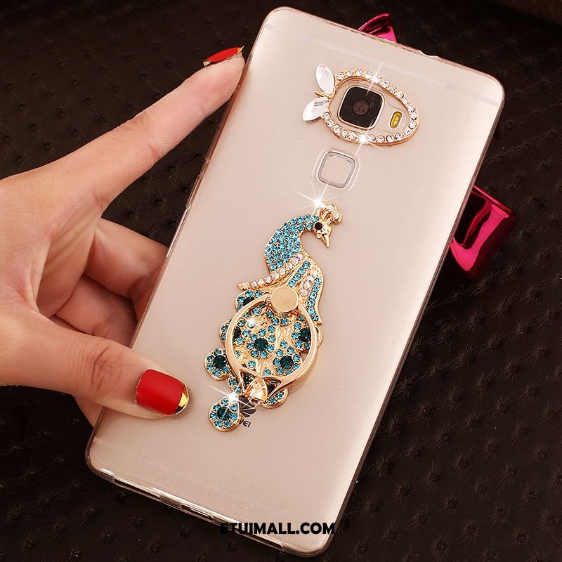 Etui Huawei Mate S Przezroczysty Telefon Komórkowy Ring Rhinestone Pokrowce Kup