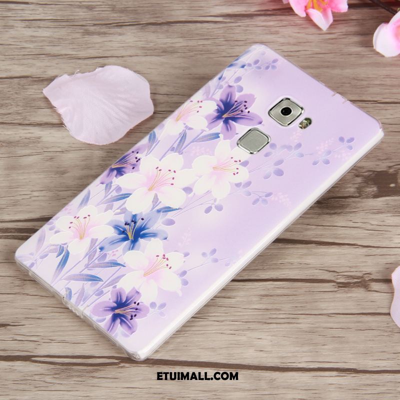 Etui Huawei Mate S Relief Miękki Niebieski Ochraniacz Cienkie Obudowa Tanie