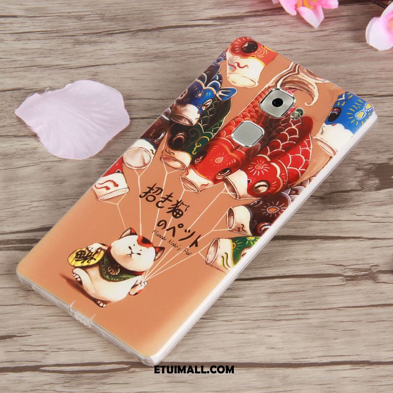 Etui Huawei Mate S Relief Miękki Niebieski Ochraniacz Cienkie Obudowa Tanie