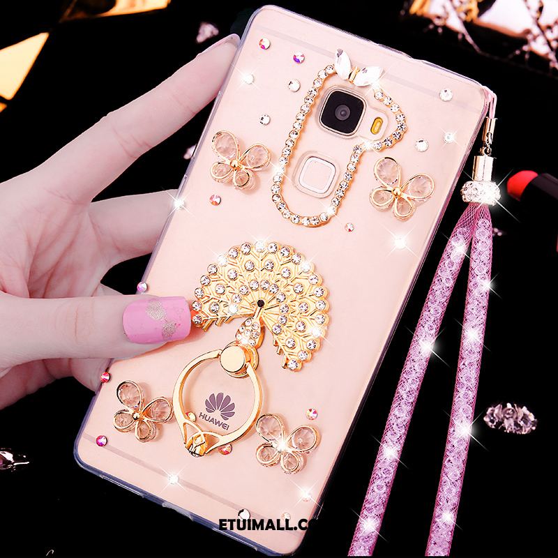 Etui Huawei Mate S Silikonowe Tendencja Miękki Rhinestone Przezroczysty Obudowa Tanie