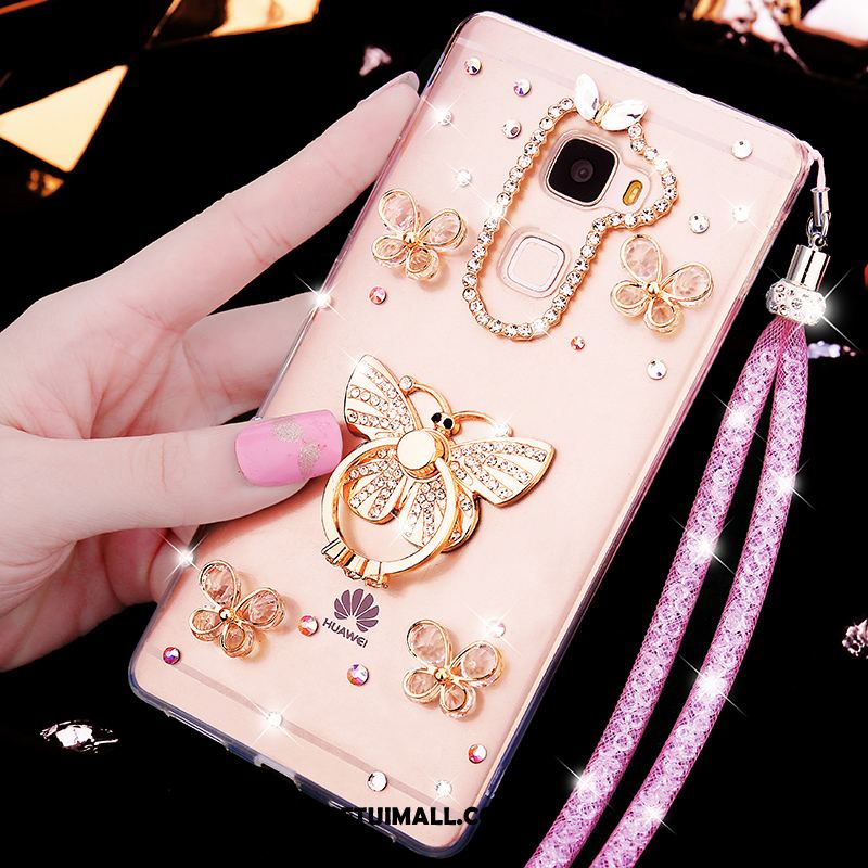 Etui Huawei Mate S Silikonowe Tendencja Miękki Rhinestone Przezroczysty Obudowa Tanie