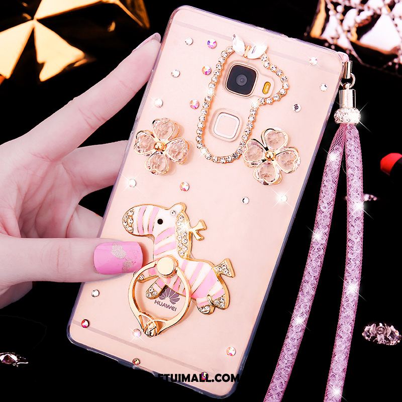 Etui Huawei Mate S Silikonowe Tendencja Miękki Rhinestone Przezroczysty Obudowa Tanie