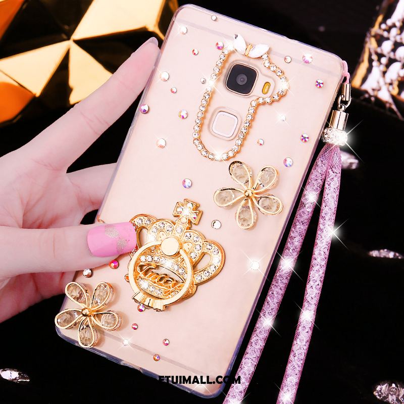 Etui Huawei Mate S Silikonowe Tendencja Miękki Rhinestone Przezroczysty Obudowa Tanie