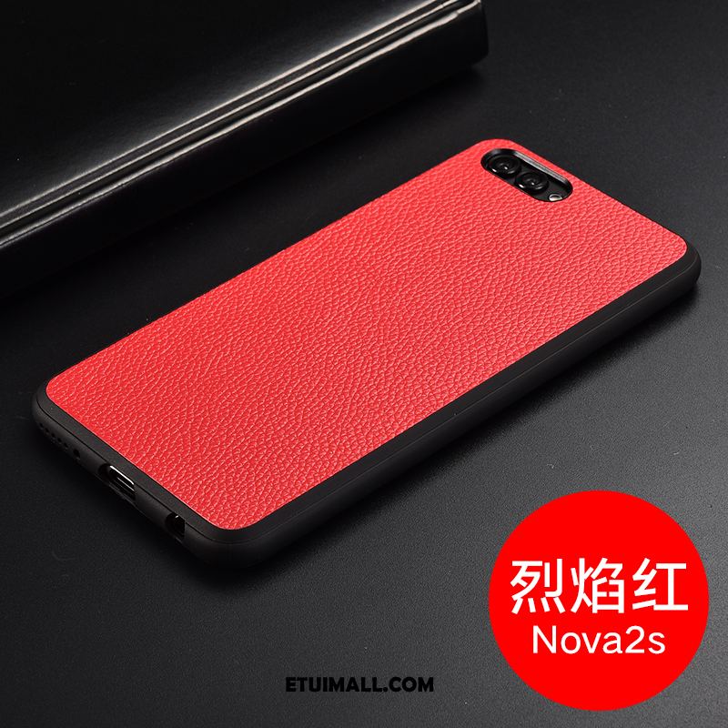 Etui Huawei Nova 2s All Inclusive Czerwony Ochraniacz Skórzany Futerał Anti-fall Pokrowce Na Sprzedaż