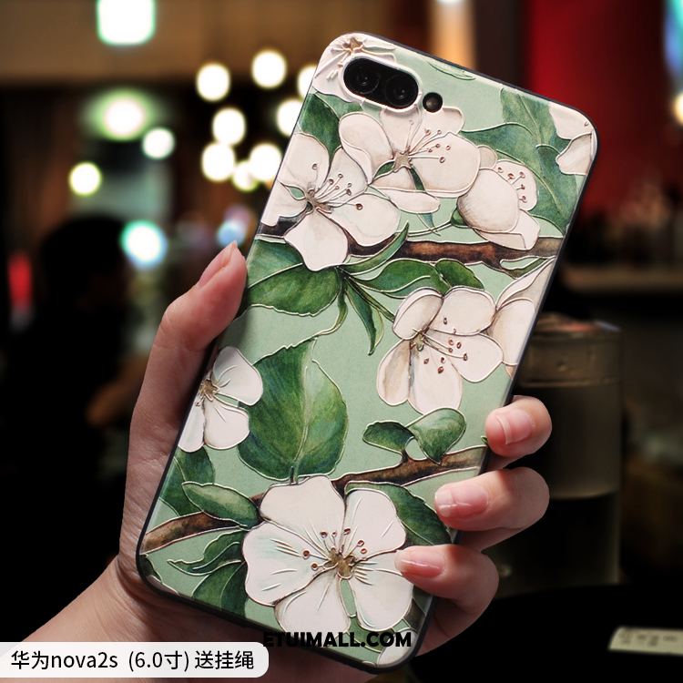 Etui Huawei Nova 2s Miękki Kreatywne Silikonowe Ochraniacz Zielony Obudowa Sprzedam