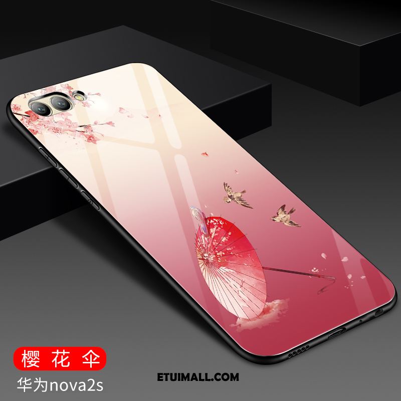 Etui Huawei Nova 2s Szkło Silikonowe Czerwony Telefon Komórkowy Lekki I Cienki Obudowa Tanie