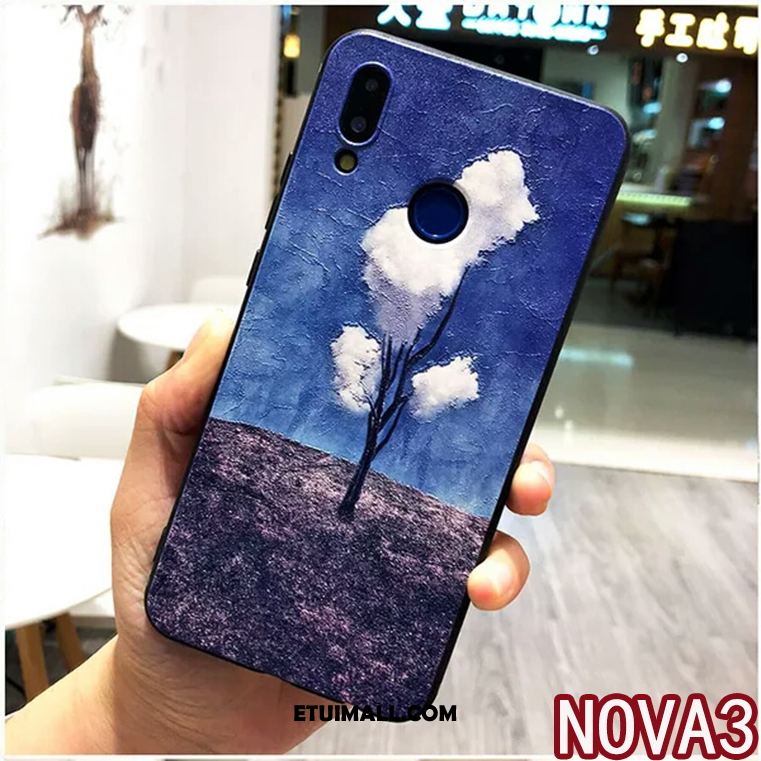 Etui Huawei Nova 3 Cienkie Telefon Komórkowy Kreatywne Zakochani Ring Obudowa Sklep