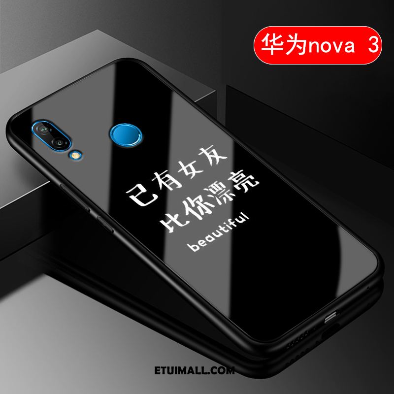 Etui Huawei Nova 3 Czerwony Chiński Styl All Inclusive Ochraniacz Telefon Komórkowy Pokrowce Sklep