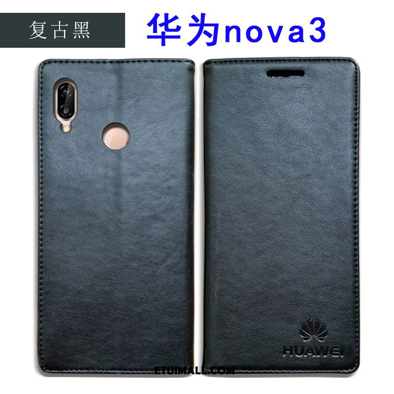 Etui Huawei Nova 3 Prawdziwa Skóra All Inclusive Ochraniacz Telefon Komórkowy Anti-fall Futerał Kup