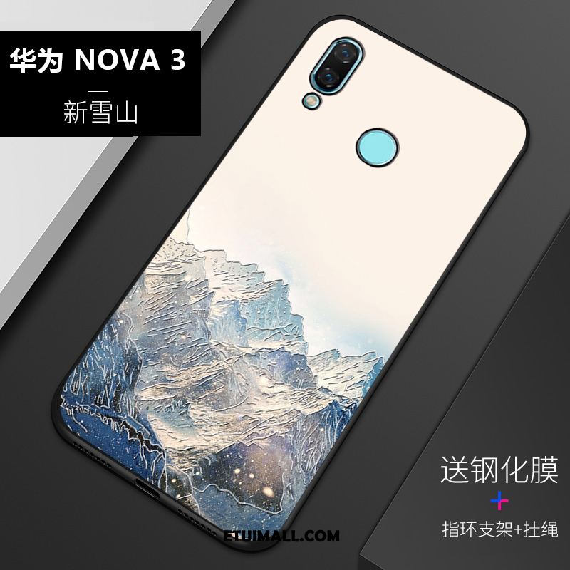 Etui Huawei Nova 3 Silikonowe All Inclusive Nubuku Miękki Relief Pokrowce Tanie