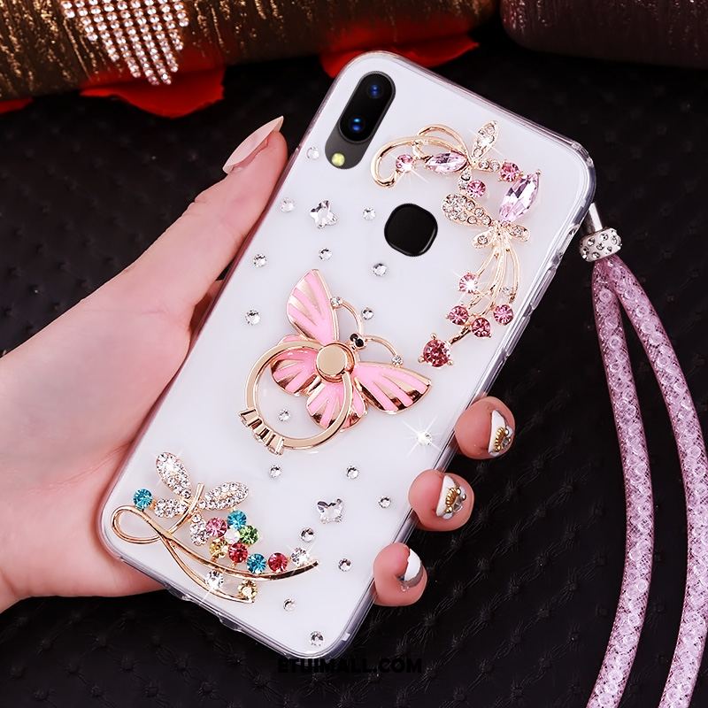 Etui Huawei Nova 3 Silikonowe Rhinestone Niebieski Ochraniacz Wiszące Ozdoby Obudowa Oferta