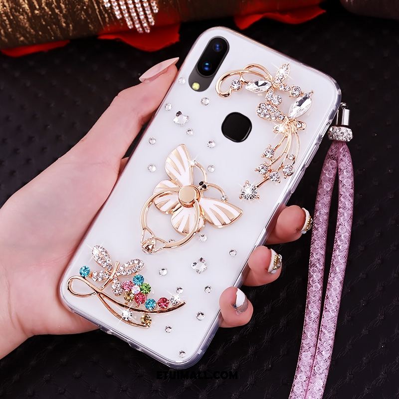 Etui Huawei Nova 3 Silikonowe Rhinestone Niebieski Ochraniacz Wiszące Ozdoby Obudowa Oferta