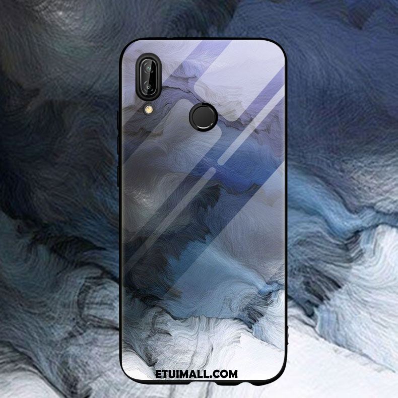 Etui Huawei Nova 3e Czarny Szkło Telefon Komórkowy Atrament Niebieski Futerał Online