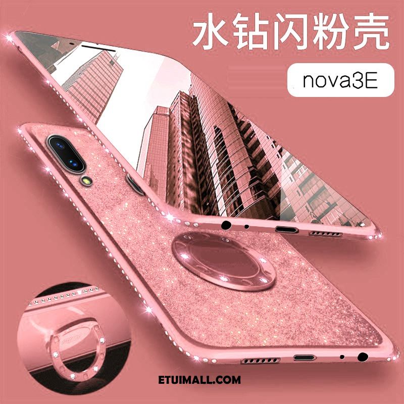 Etui Huawei Nova 3e Miękki Anti-fall Silikonowe Purpurowy Nubuku Pokrowce Online